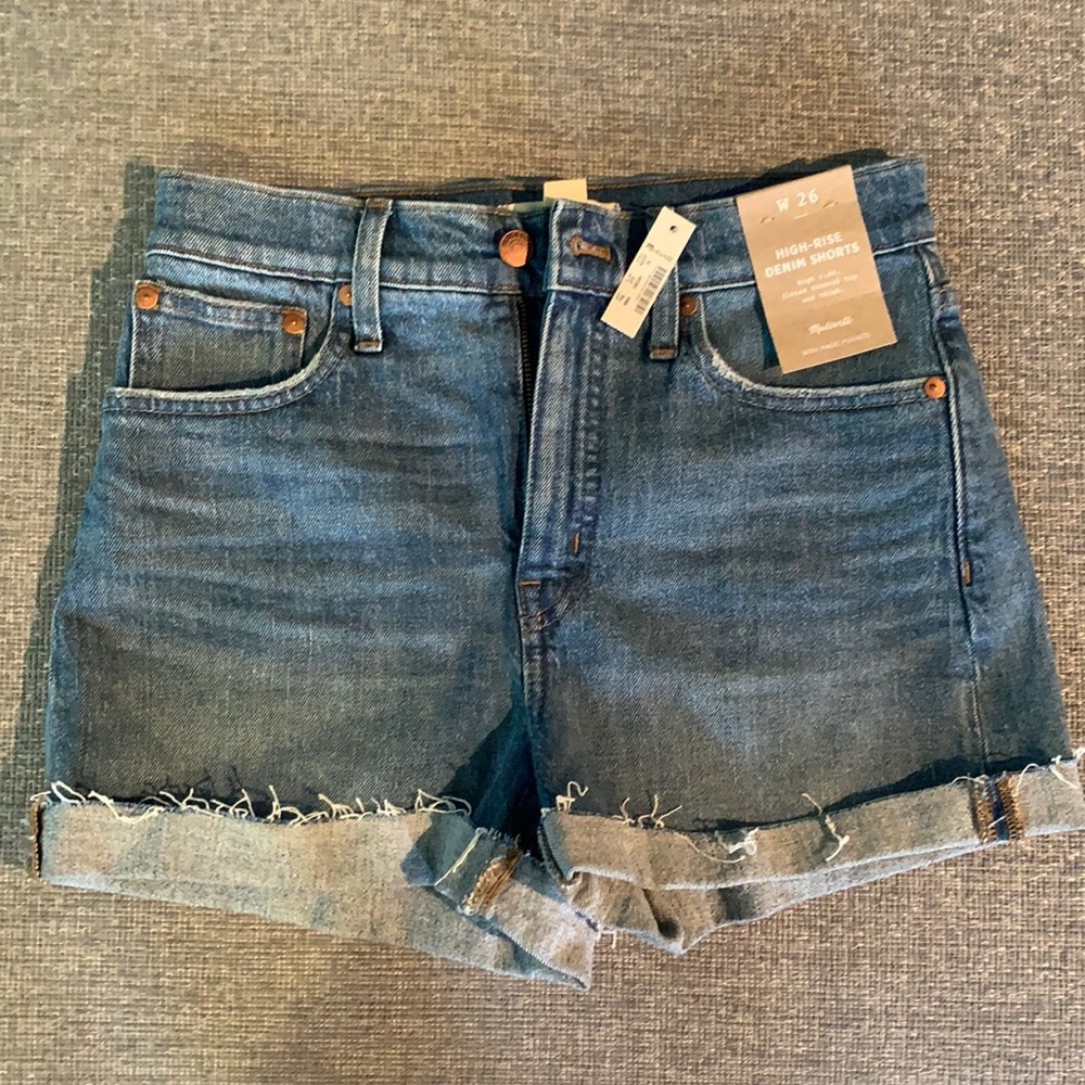 Madewell High Rise Denim Shorts